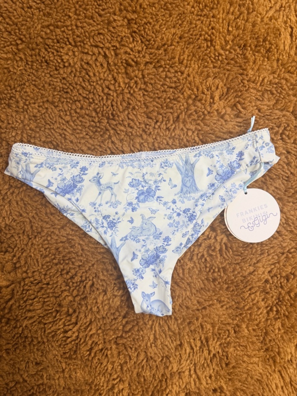 Frankies Bikinis x Gigi Hadid Dawson Bottoms Swimwear Bathing suit Bikini XL - Picture 3 of 11